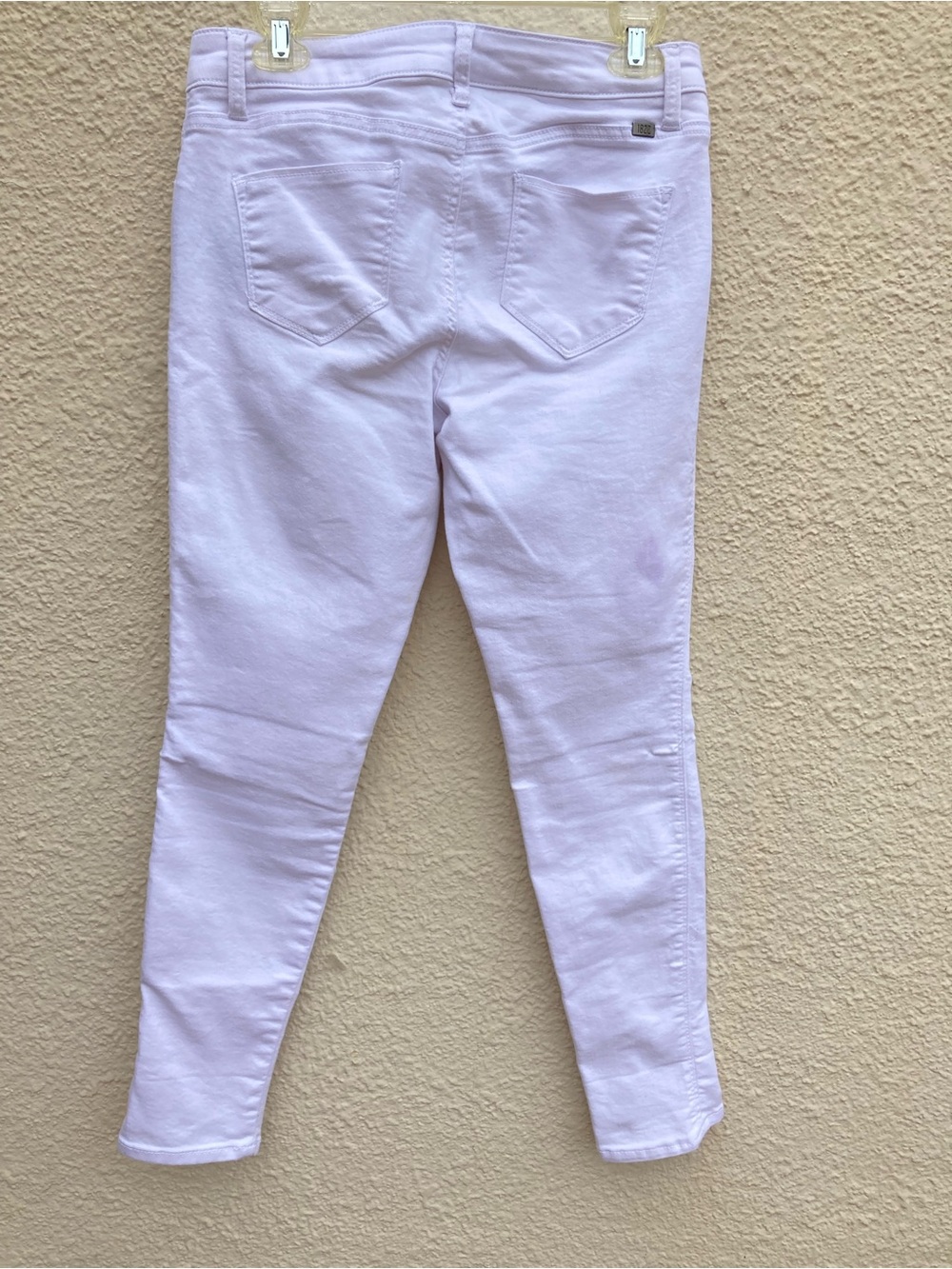 1822 Denim Stretch Ankle Butter Jeans White Slim Fit Size 10 - Picture 5 of 13
